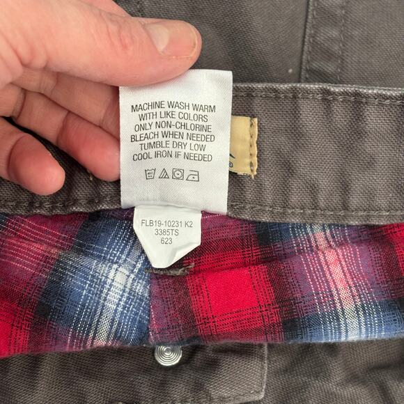 Blue Mountain Pant Womens 10 Flannel Lined Insulated Thermal Warm Red Soft 31x28 - Picture 13 of 13